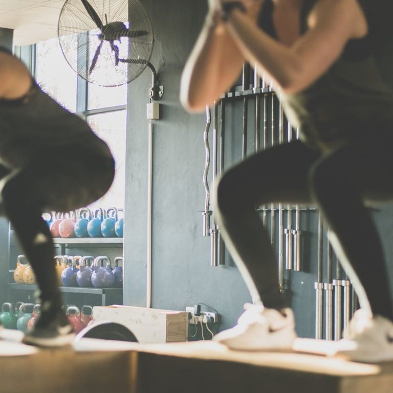 people doing exercise