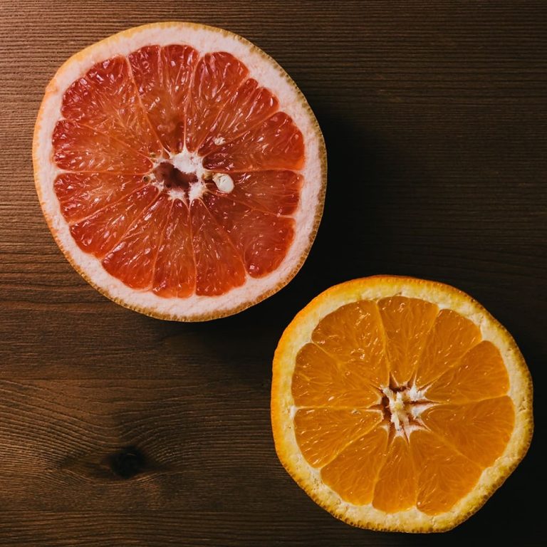 orange and blood orange